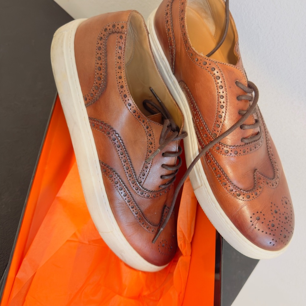 Brown Leather Men's Magnanni Shoes